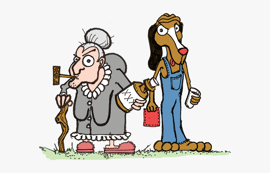 Granny Dog - Hillbilly Outfield Kentucky Derby Granny Dog, HD Png Download