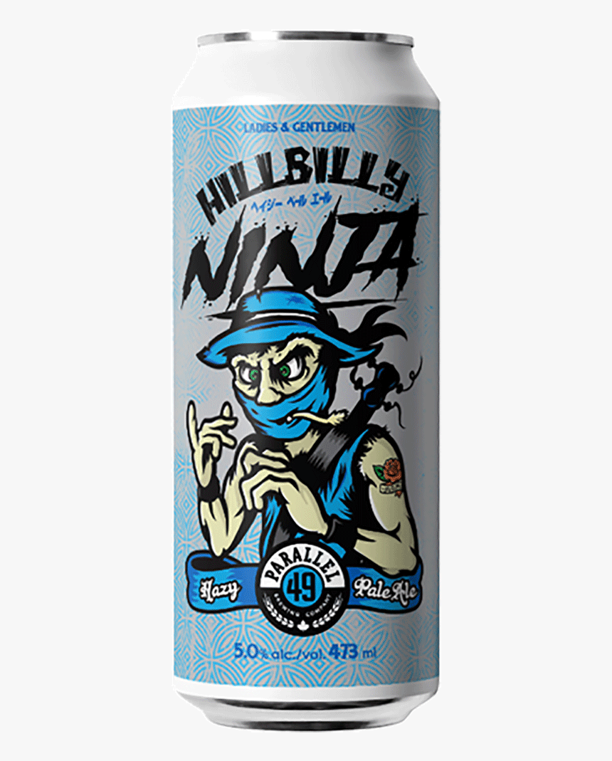 Parallel 49 Hillbilly Ninja Hazy Pale Ale 473 Ml - Parallel 49 Hillbilly Ninja, HD Png Download