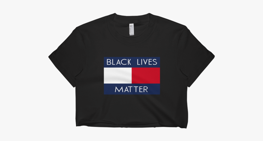 Tommy Black Lives Matter Crop Top - Active Shirt, HD Png Download