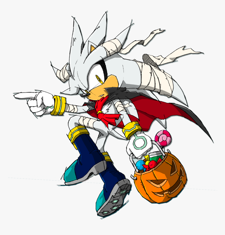 Silver The Hedgehog Halloween, HD Png Download
