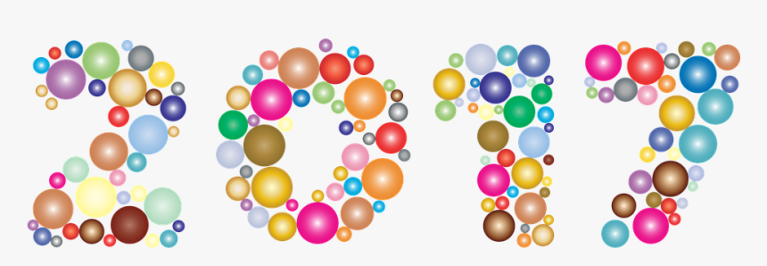 Twenty Seventeen, 2017, Art, Calendar, Chromatic - Soap Bubble, HD Png Download