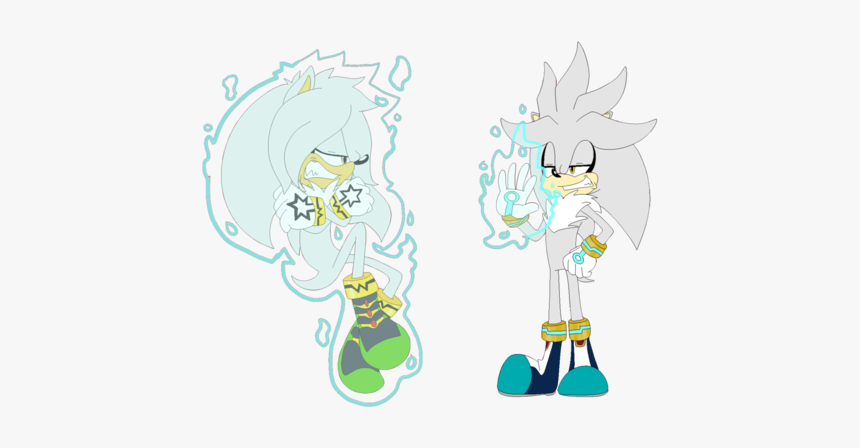 #silverthehedgehog - Silver And Steel The Hedgehog, HD Png Download