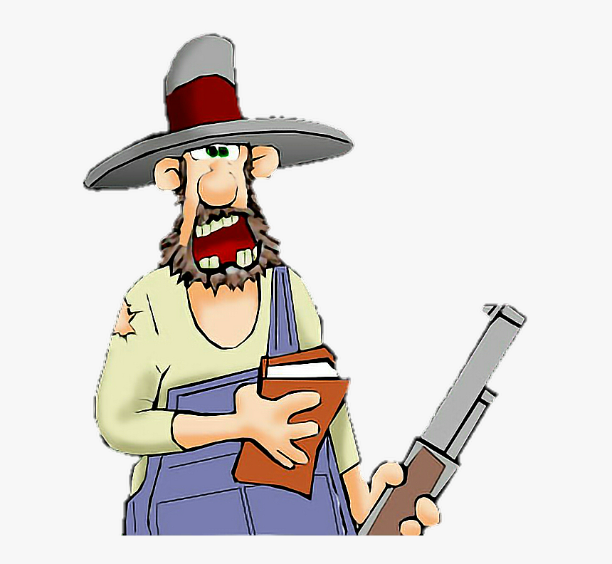 #hillbilly #redneck #hunting #hunters #inbred #man - Cartoon, HD Png Download