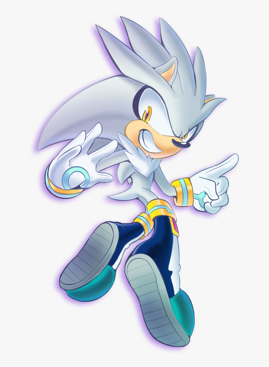 Silver The Hedgehog Transparent, HD Png Download