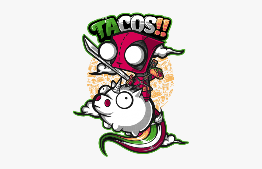 Deadpool Gir Tacos Stunning Free Transparent Png - Tacos Deadpool Gir, Png Download