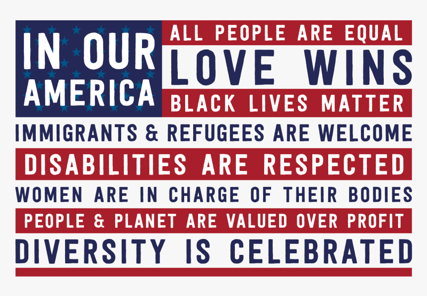 Portland In Our America Sign, HD Png Download