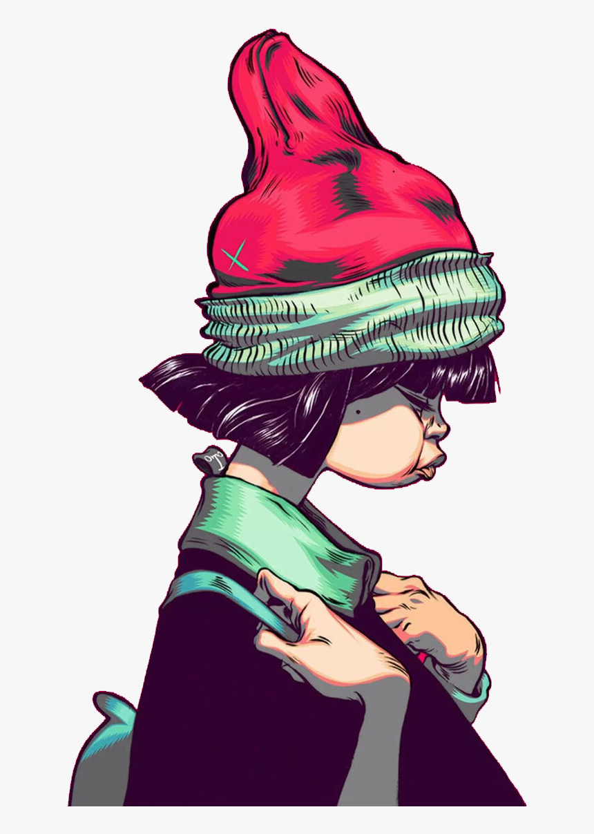 Gir Drawing Iphone Clip Art Free Library - Fondos Hd Hipster Iphone, HD Png Download