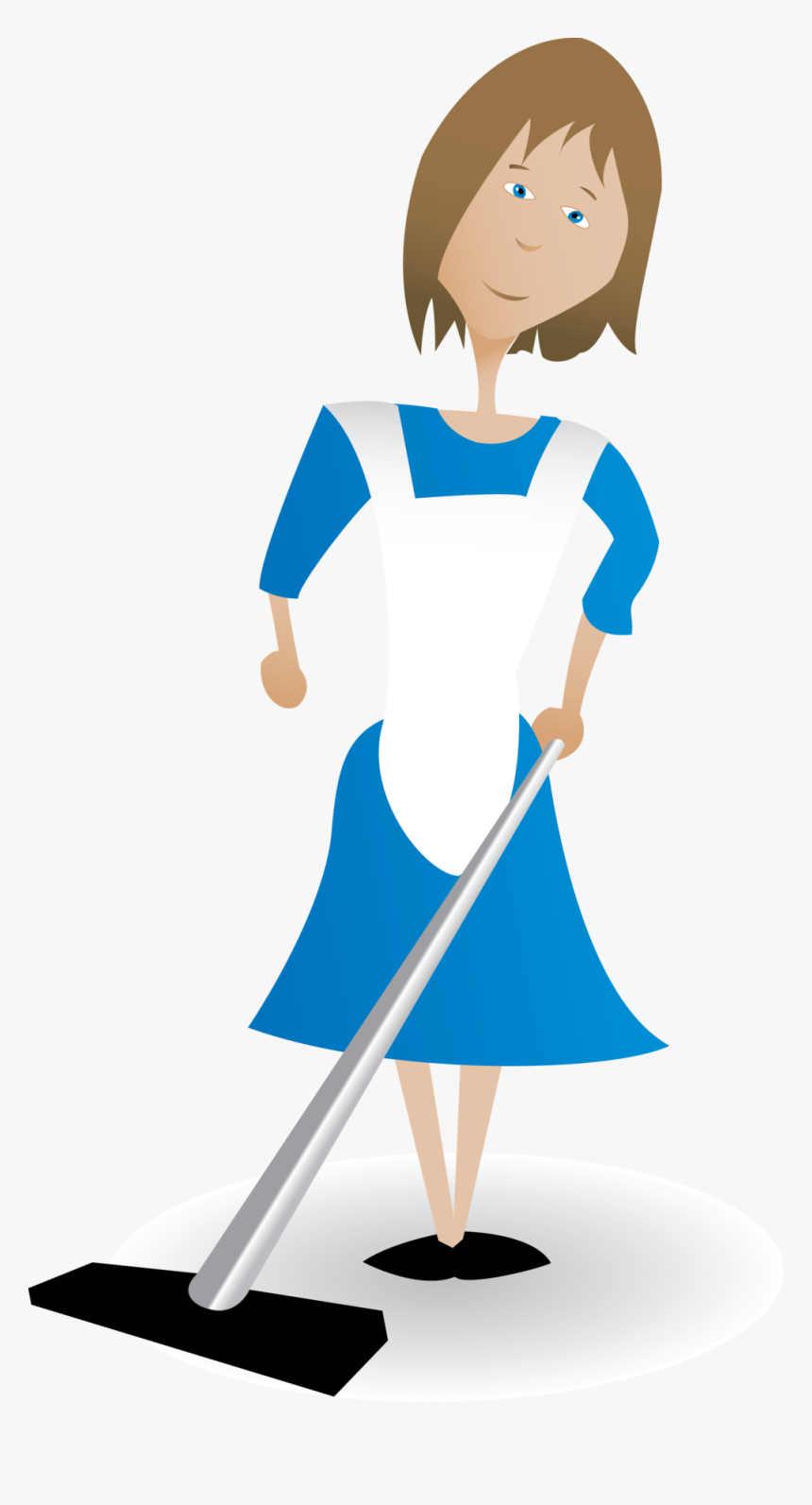 Maid Full Illustration - Cartoon, HD Png Download