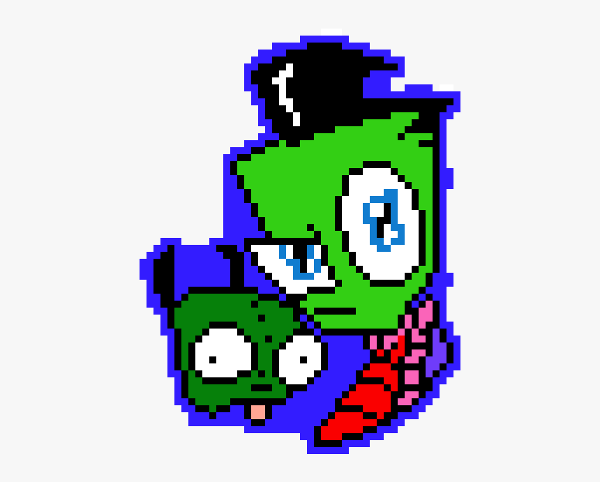 Invader Zim Cross Stitch Pattern, HD Png Download