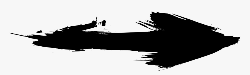 Cartoon Arrow Png - Silhouette, Transparent Png