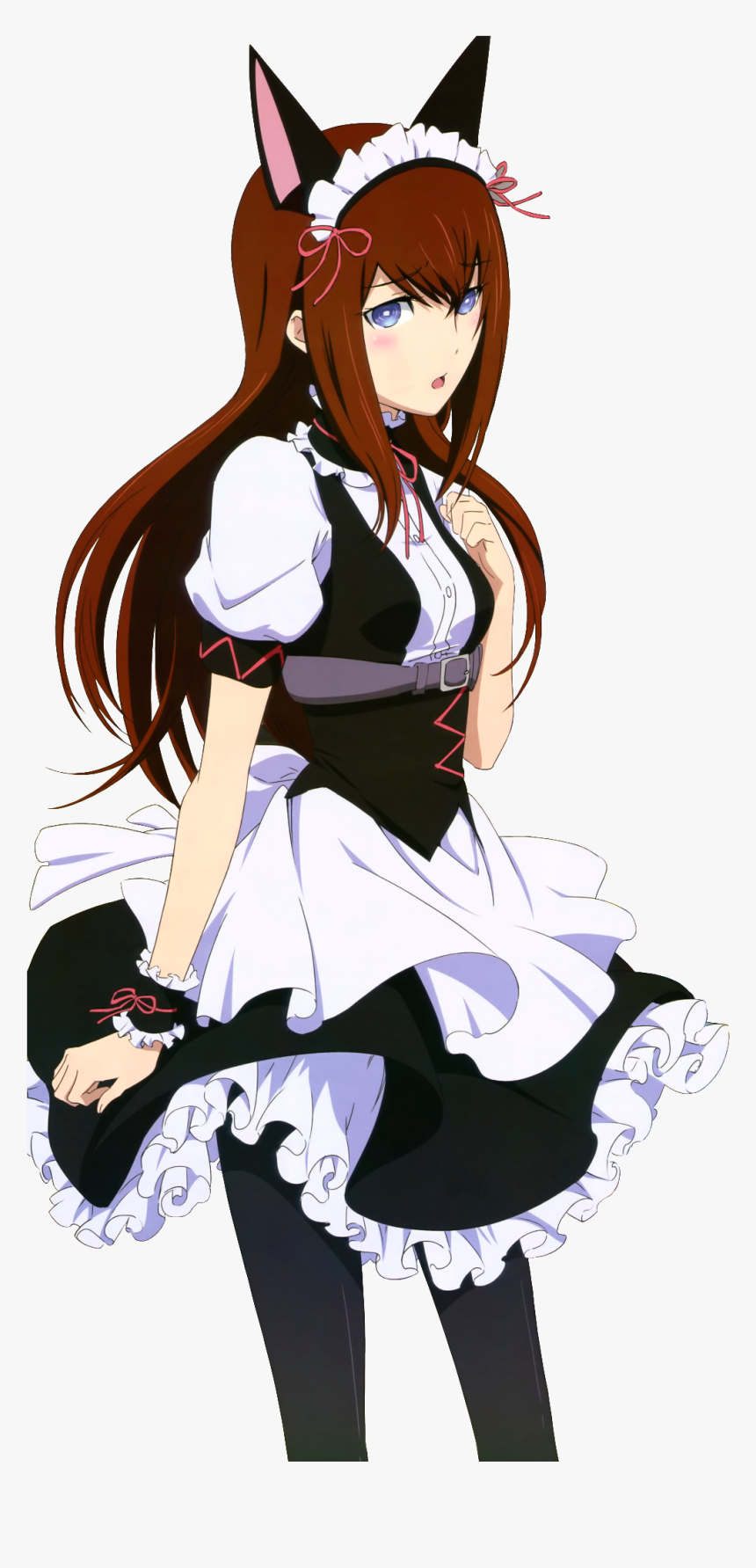 Makise Kurisu Maid, HD Png Download