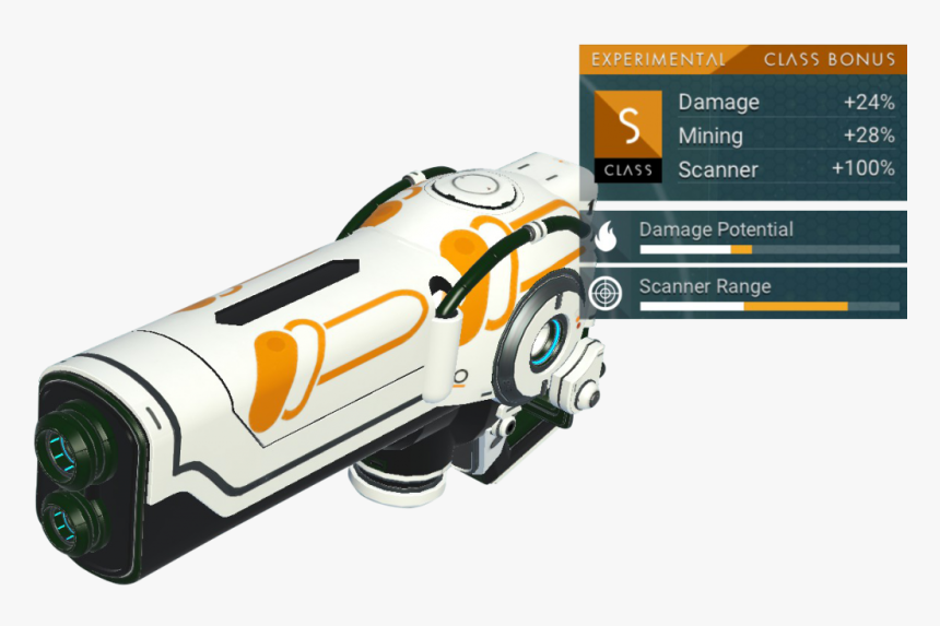 No Man S Sky Experimental Multitool, S Class, White, - No Man's Sky Beyond S Class Multitool, HD Png Download