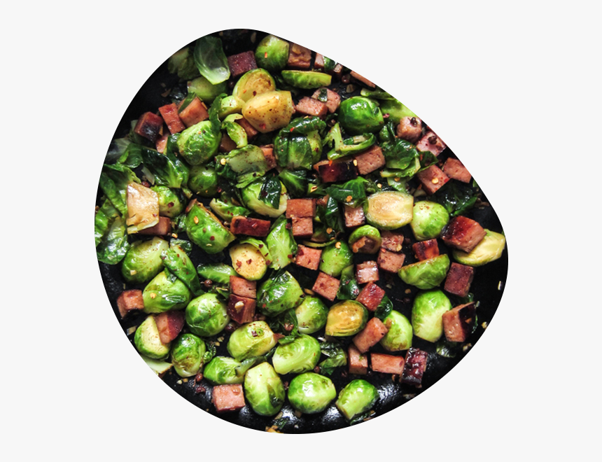 Sweet And Spicy Brussels Sprouts With Spam , Png Download - Brussels Sprout, Transparent Png