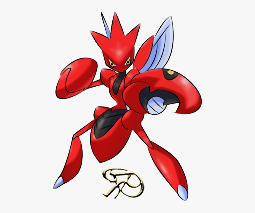Scizor By Brignan - Scizor Pokemon, HD Png Download