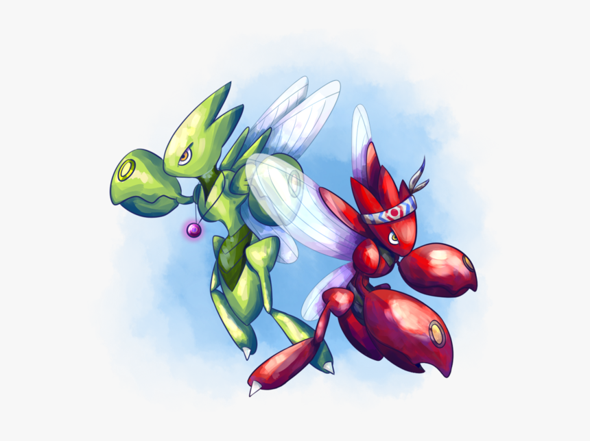 Art By Hotfuzzball - Pokemon Scizor Beta, HD Png Download