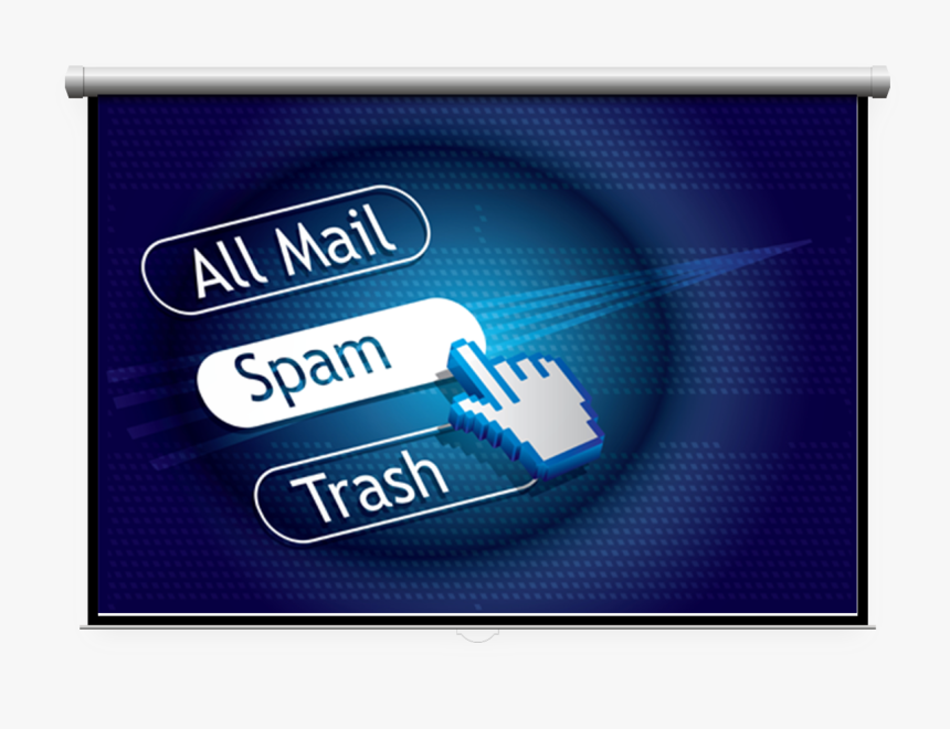 Email Security Anti-spam Image Zoom - Flat Panel Display, HD Png Download