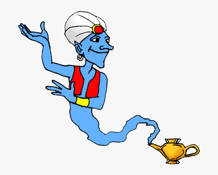 Genie 20clipart - Genie Came Out Of The Bottle, HD Png Download