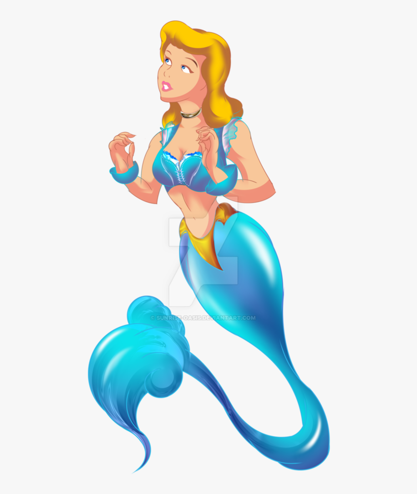 Genie Cinderella By Sunrise-oasis - Cartoon, HD Png Download