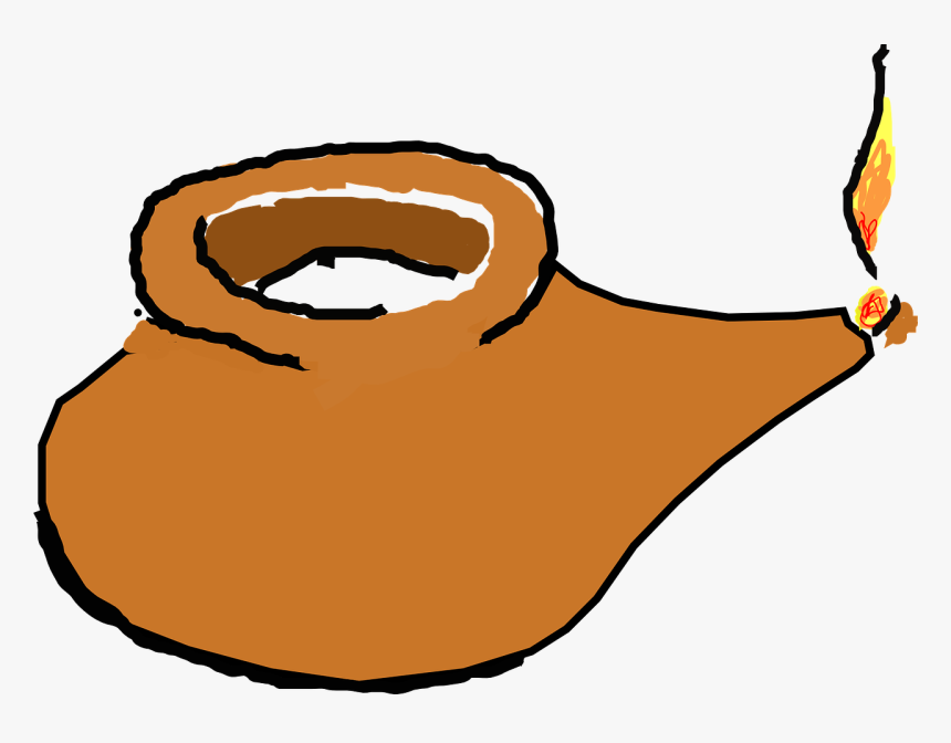 Oil Lamp Graphic, HD Png Download