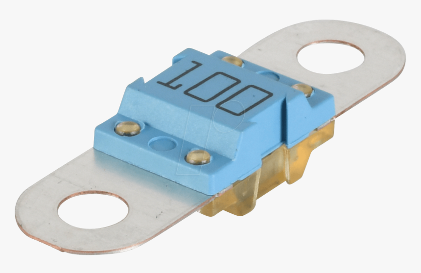 Auto Fuse Bf1 100a 32vdc Blue Littelfuse - Metal, HD Png Download