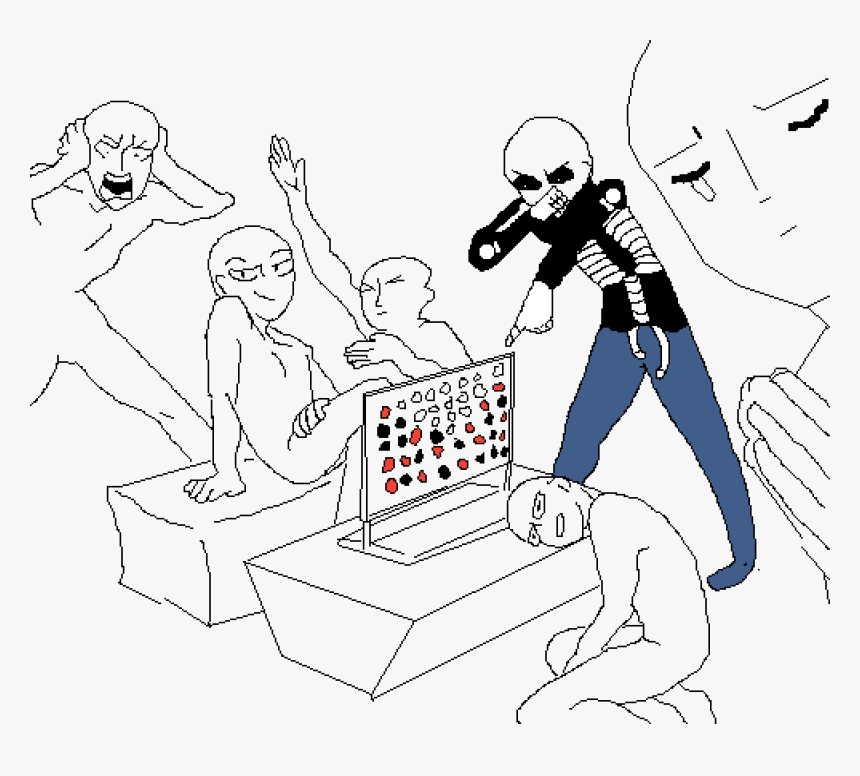 Game Night Drawing, HD Png Download