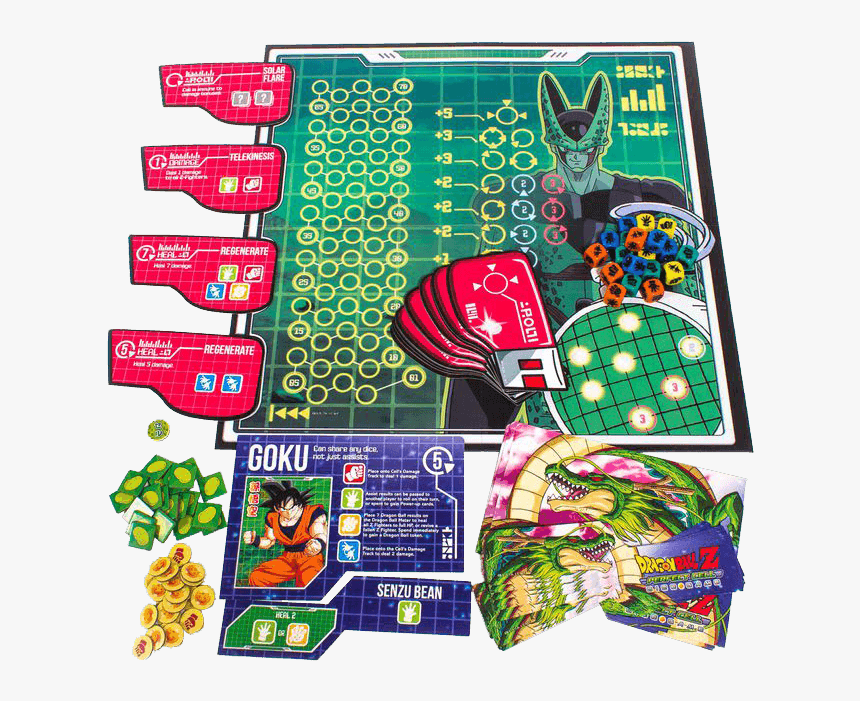 Dragon Ball Z Perfect Cell Dice Game , Png Download - Dragon Ball Z Perfect Cell Dice Game, Transparent Png