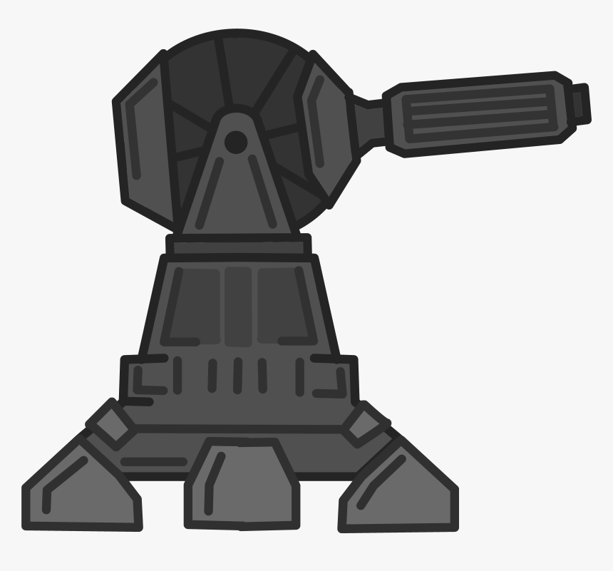 Minigun Png, Transparent Png
