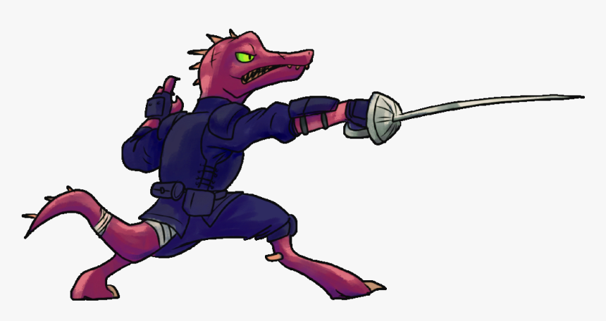“ Sliceface The Ninja Kobold I Drew In A Stream With - Kobold Ninja, HD Png Download
