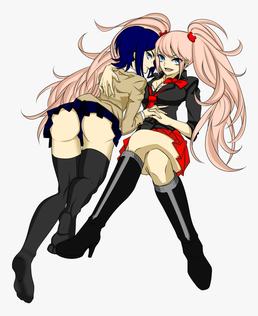 Colored Ikusaba Mukuro And Junko Enoshima Nightraytsukishiro Junko Enoshima X Mukuro Hd Png Download Transparent Png Image Pngitem