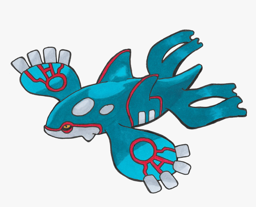 I Know Wailord Is Looking More Like A Whale, But Kyogre - Cartoon, HD Png Download