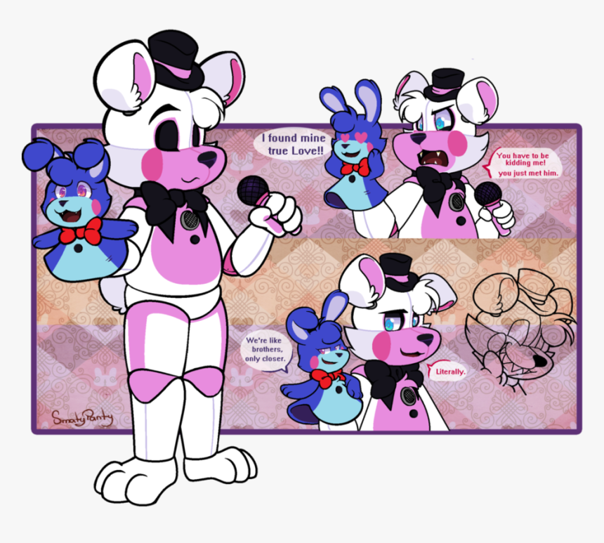 C Mon Goldie, We Ll Going To Be Late To The Festival - Fnaf Funtime Freddy Fanart, HD Png Download