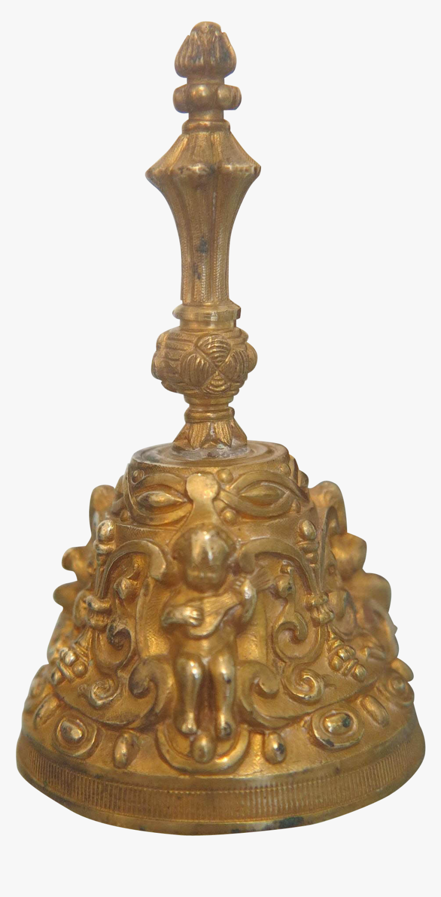 Vienna Gilt Bronze Dinner Bell, Turn Of 20th Century - Antique, HD Png Download
