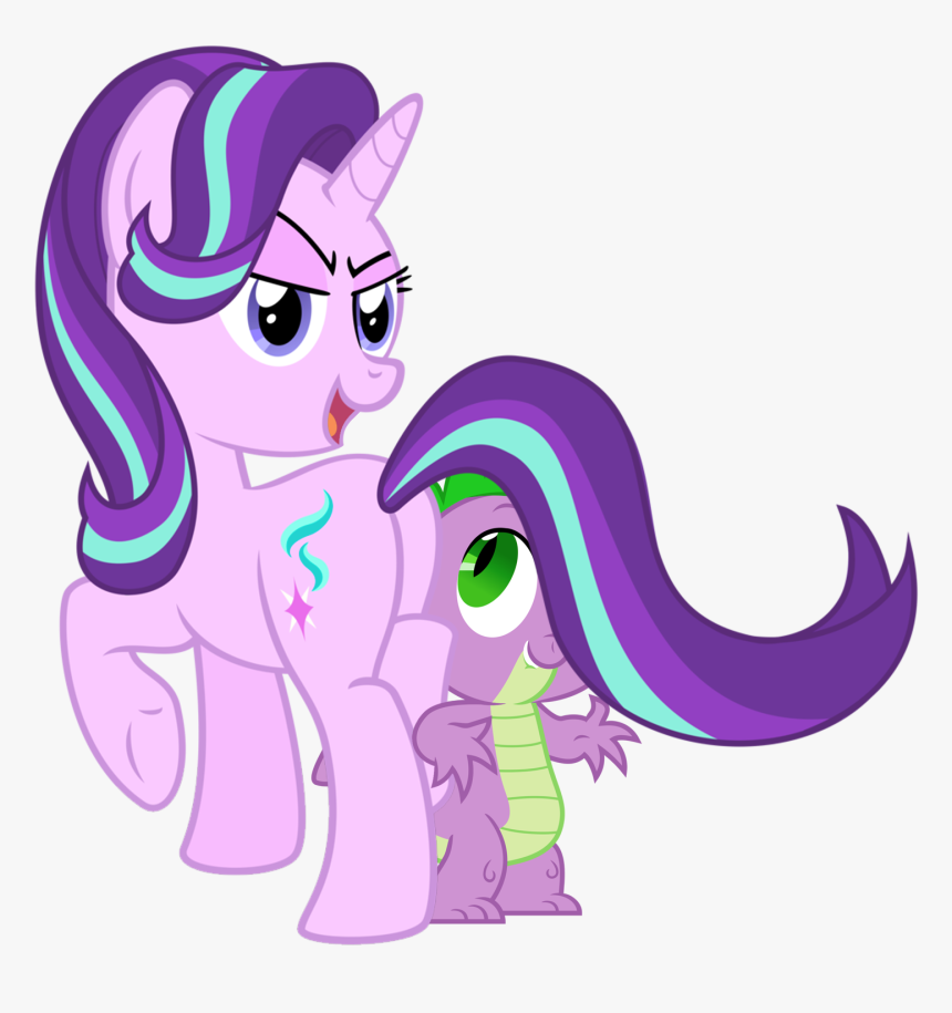 Hey Spike, What S Your Favorite Pony Tail By Titanium - Starlight Glimmer Ponytail, HD Png Download