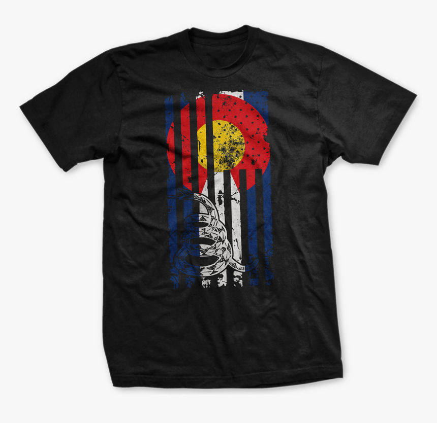 Gadsden Colorado Flag 
 Class - T Shirt, HD Png Download