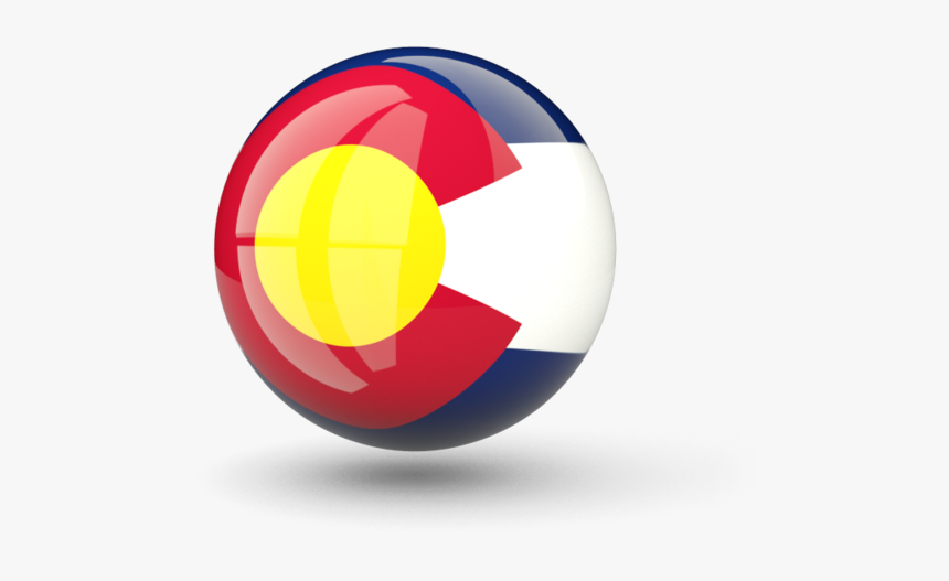 Download Flag Icon Of Colorado - Circle, HD Png Download