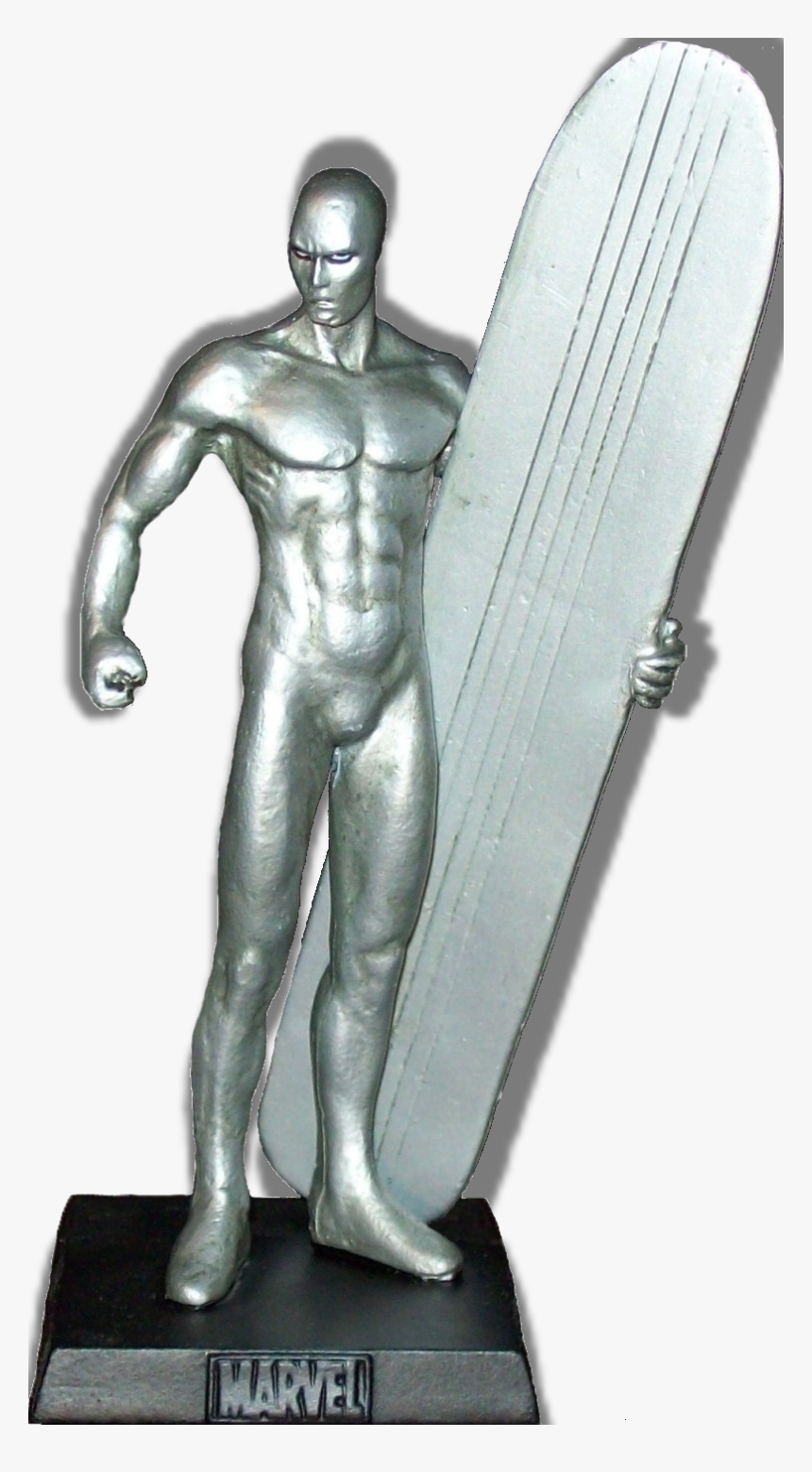 Eaglemoss Marvel Silver Surfer Figurine - Standing, HD Png Download