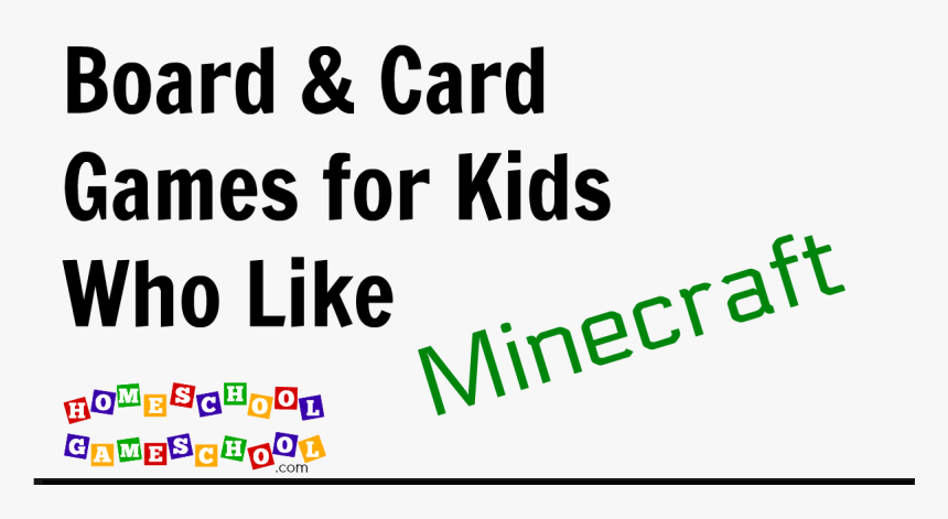 Board Games For Kids Who Like Minecraft - Graphics, HD Png Download