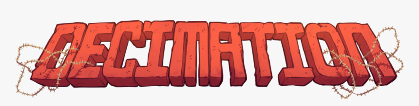 Decimation Minecraft Logo, HD Png Download