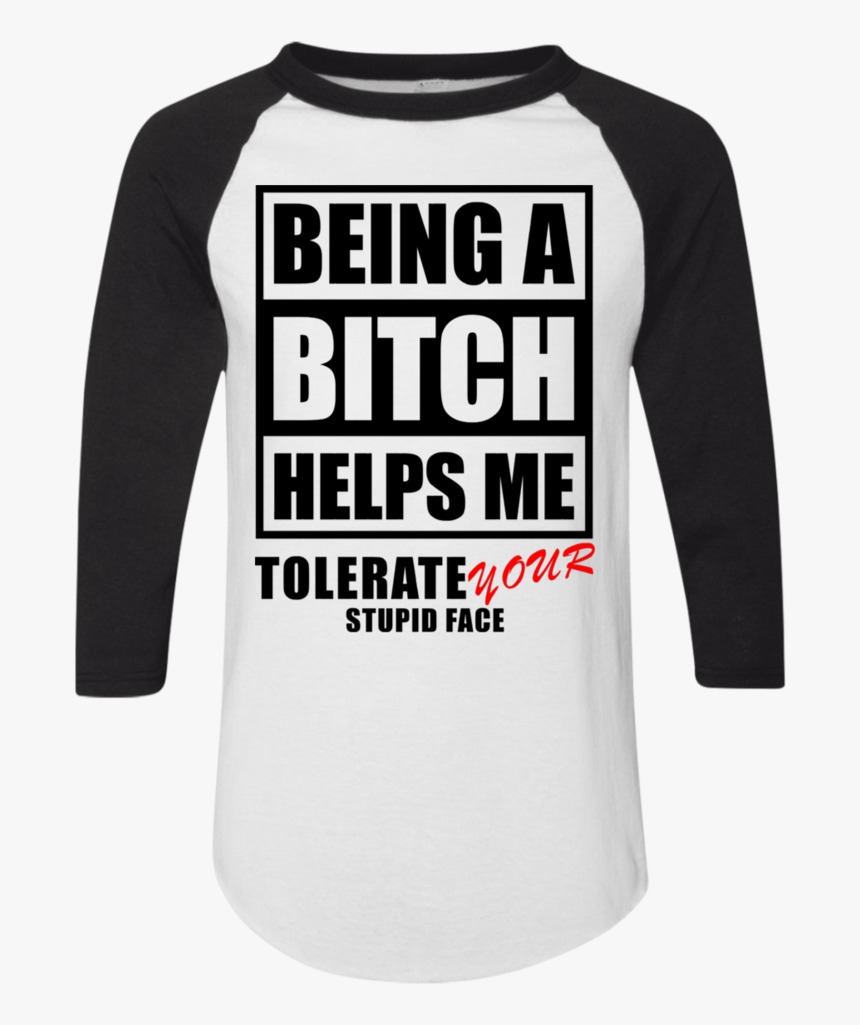 Transparent Stupid Face Png - Long-sleeved T-shirt, Png Download