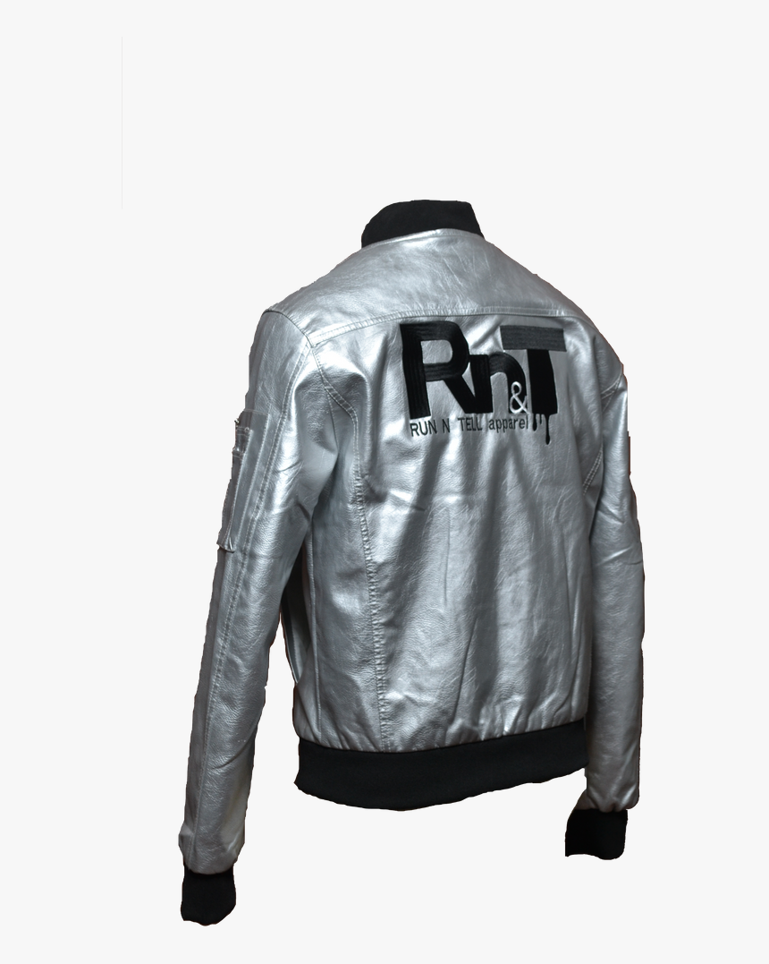 Rnt Silver Surfer Jacket - Leather Jacket, HD Png Download