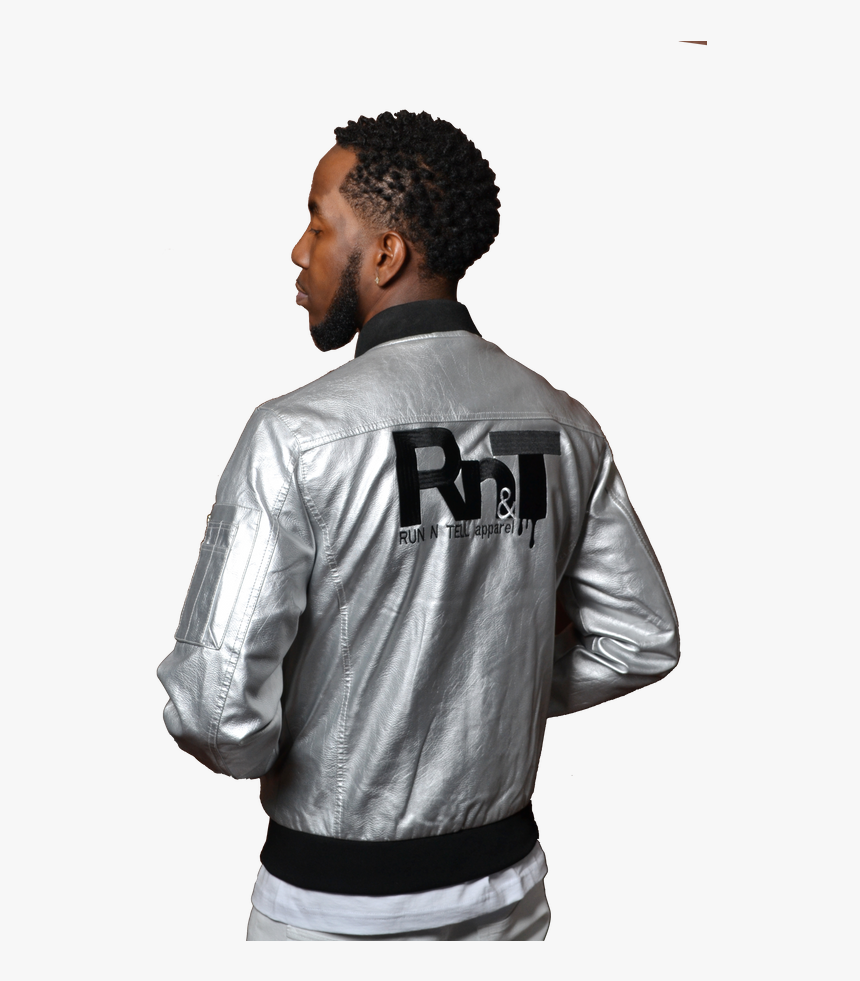 Rnt Silver Surfer Jacket - Leather Jacket, HD Png Download