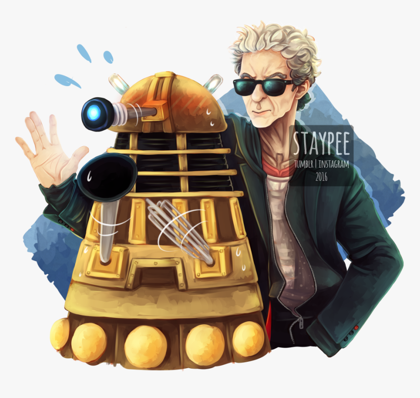 “ The Doctor And A Dalek Explain Explaaaaiiiinnn 
” - Poster, HD Png Download