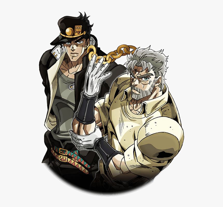 Jotaro And Joseph, HD Png Download