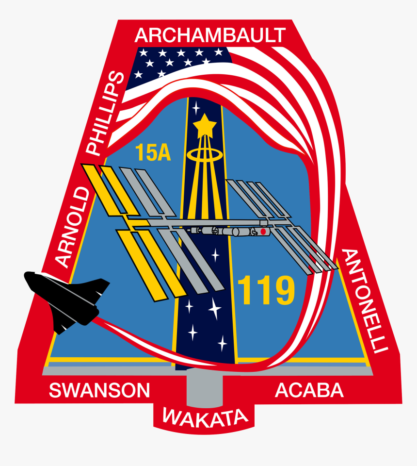 Sts-119 Patch - Sts 119, HD Png Download