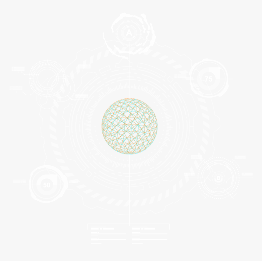 Futuristic Vector Infographic - Circle, HD Png Download