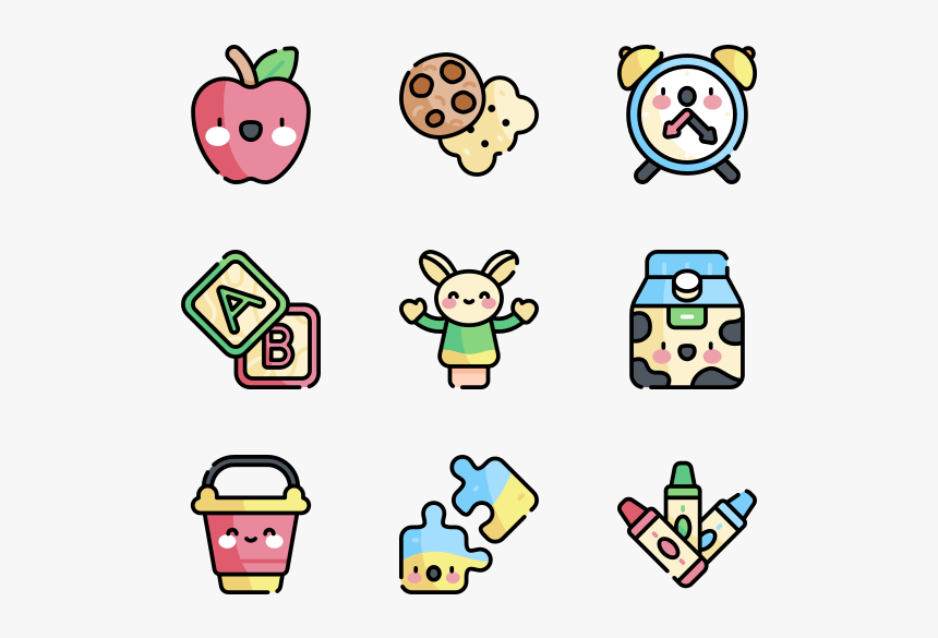 Kindergarten - Water Park Icons Png, Transparent Png