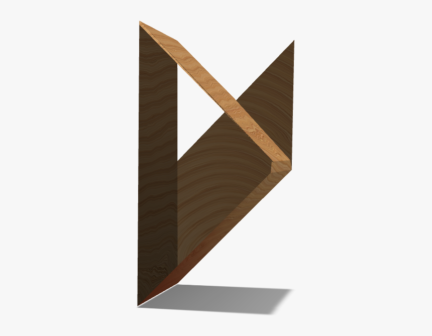 3d Design By The Arc Pyro Almond “grumpfern Of Riverclam” - Plywood, HD Png Download