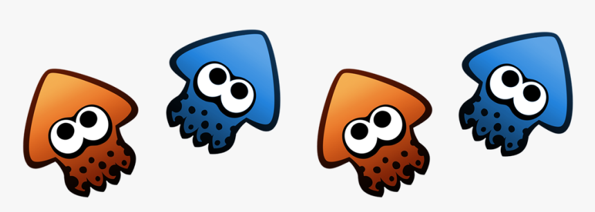 Splatoon Squid Dividers By Rile-reptile - Splatoon Squid Png Transparent, Png Download