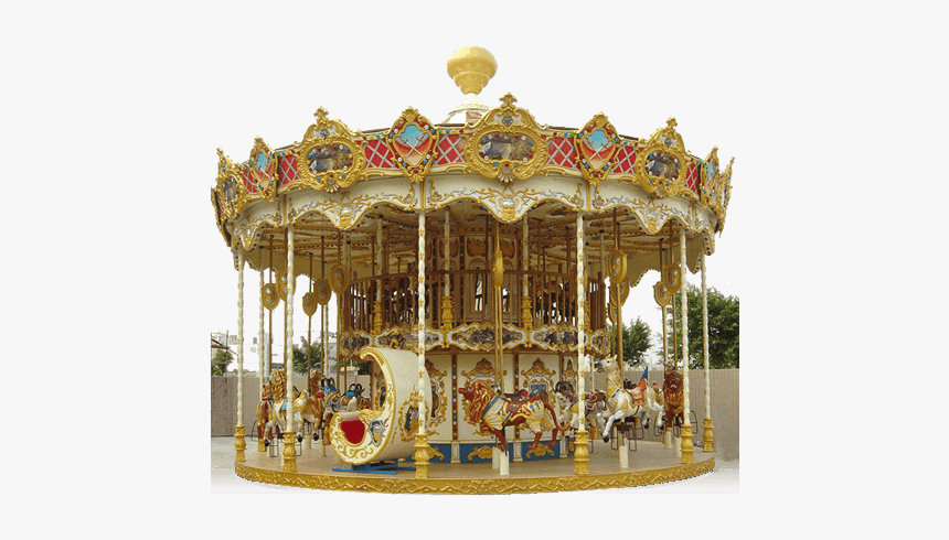 Ancient 2 Level Carousel - Carousel Png, Transparent Png