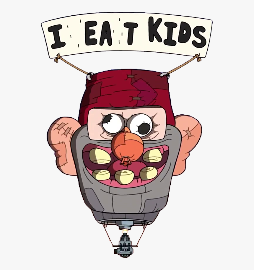 Transparent Balloon - Gravity Falls I Eat Kids, HD Png Download